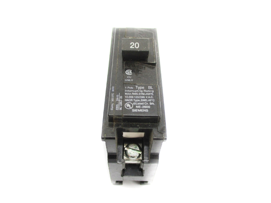 SIEMENS BL120 120/240VAC 20A NSNP