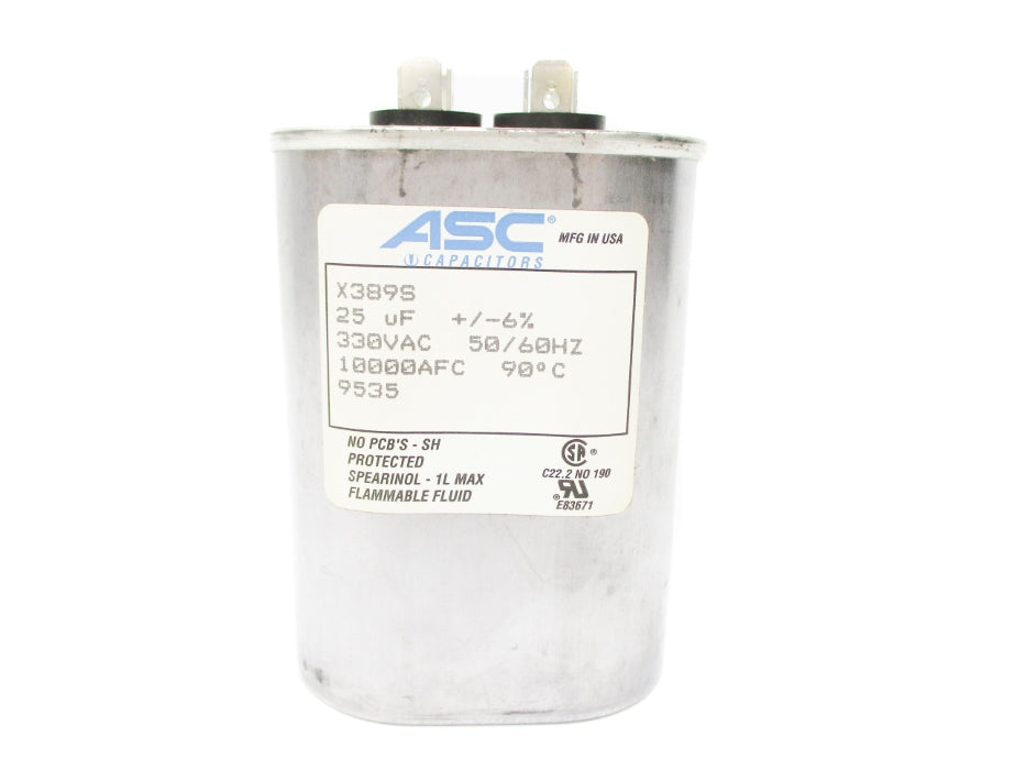 ASC X389S 25uF NSNP