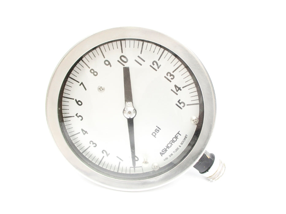 ASHCROFT 45-1009S-04L-15# 15PSI NSMP