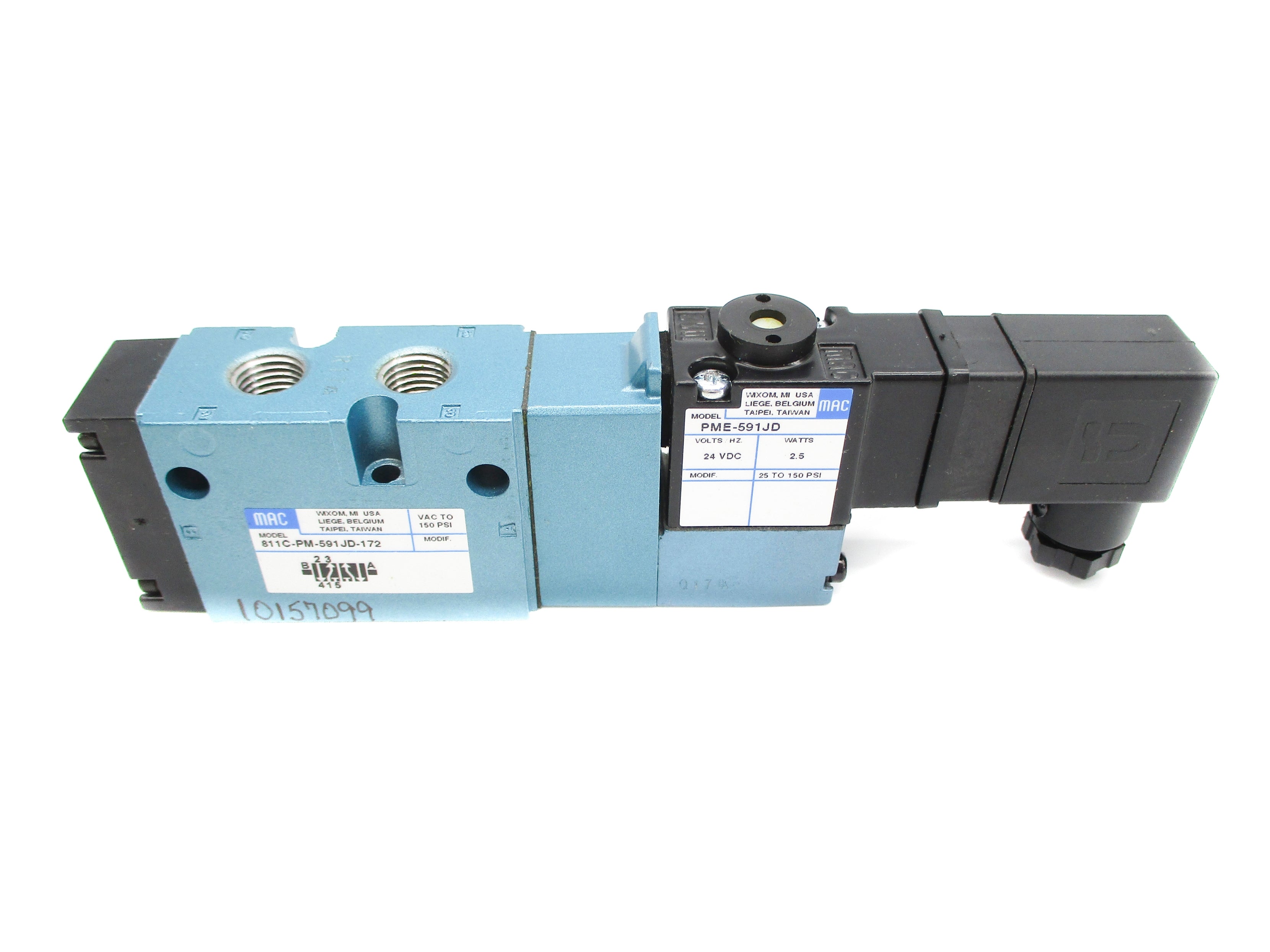 MAC 811C-PM-591JD-172 150PSI 24VDC NSNP