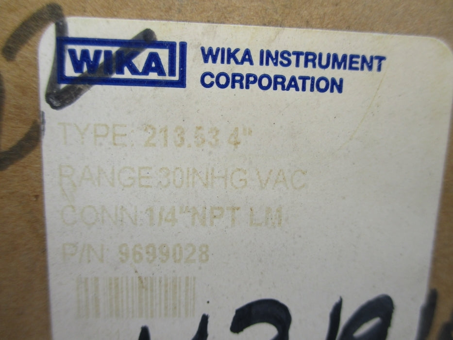 WIKA 9699028 -30-0INHG NSMP