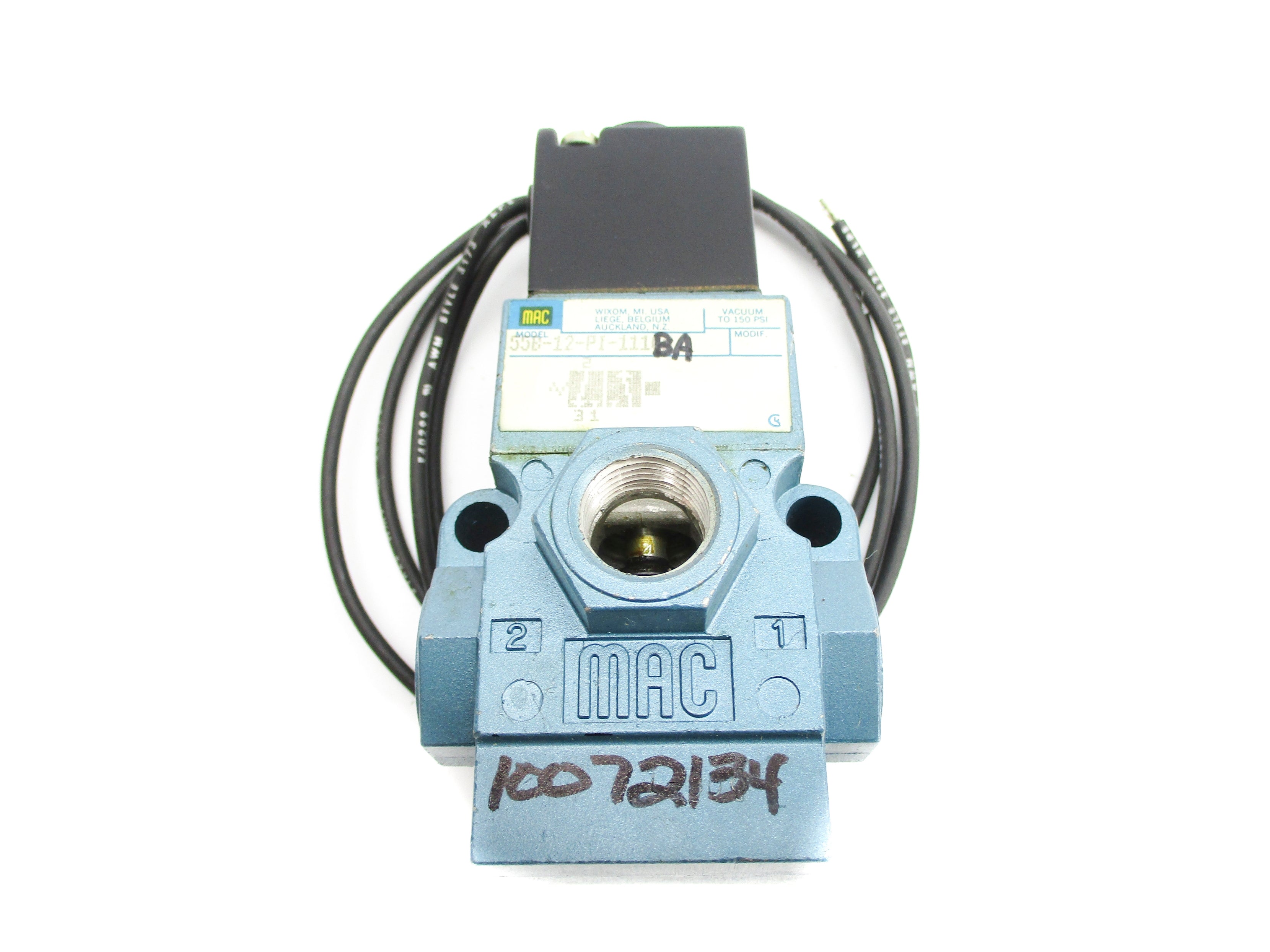 MAC 55B-12-PI-111BA 25-150PSI 110/120V NSNP