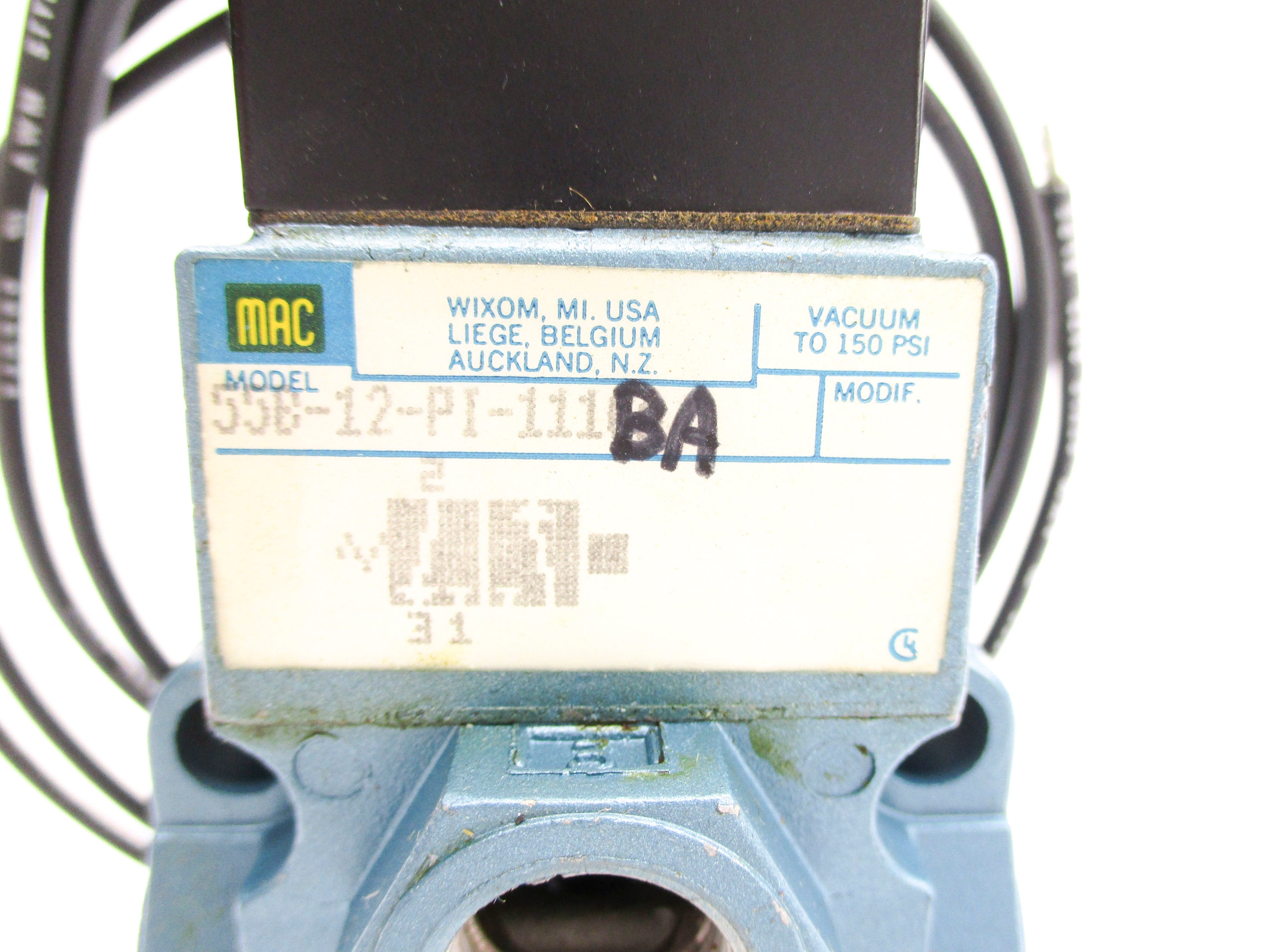 MAC 55B-12-PI-111BA 25-150PSI 110/120V NSNP
