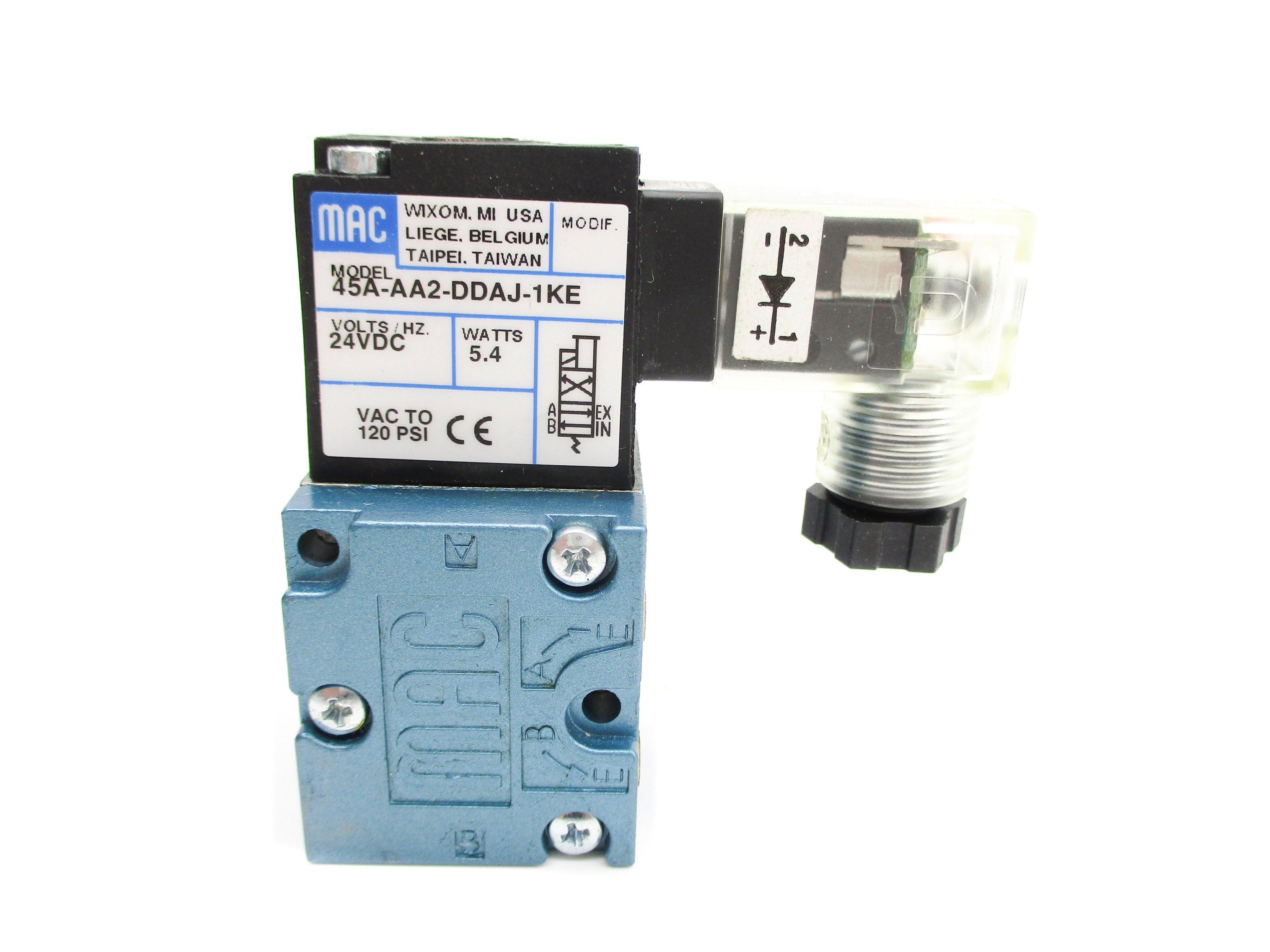MAC 45A-AA2-DDAJ-1KE 120PSI 24VDC NSNP