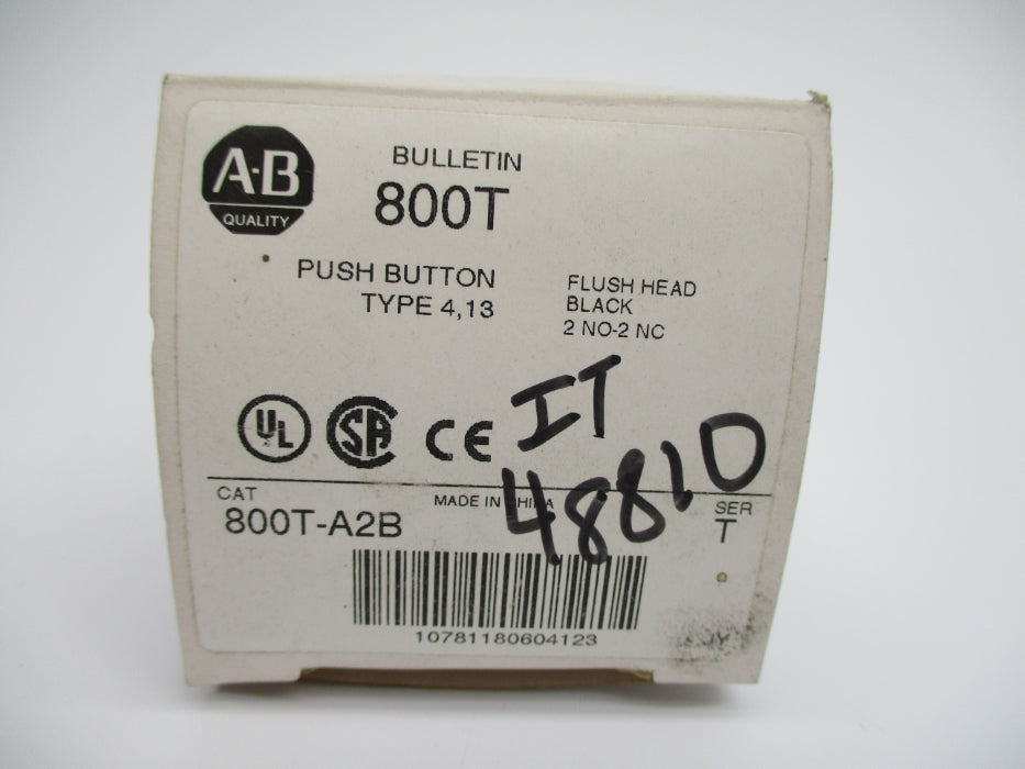 ALLEN BRADLEY 800T-A2B SER. T (WH) NSMP