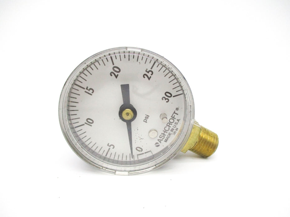 ASHCROFT 20W1005H02L30# 0-30PSI 2" NSMP