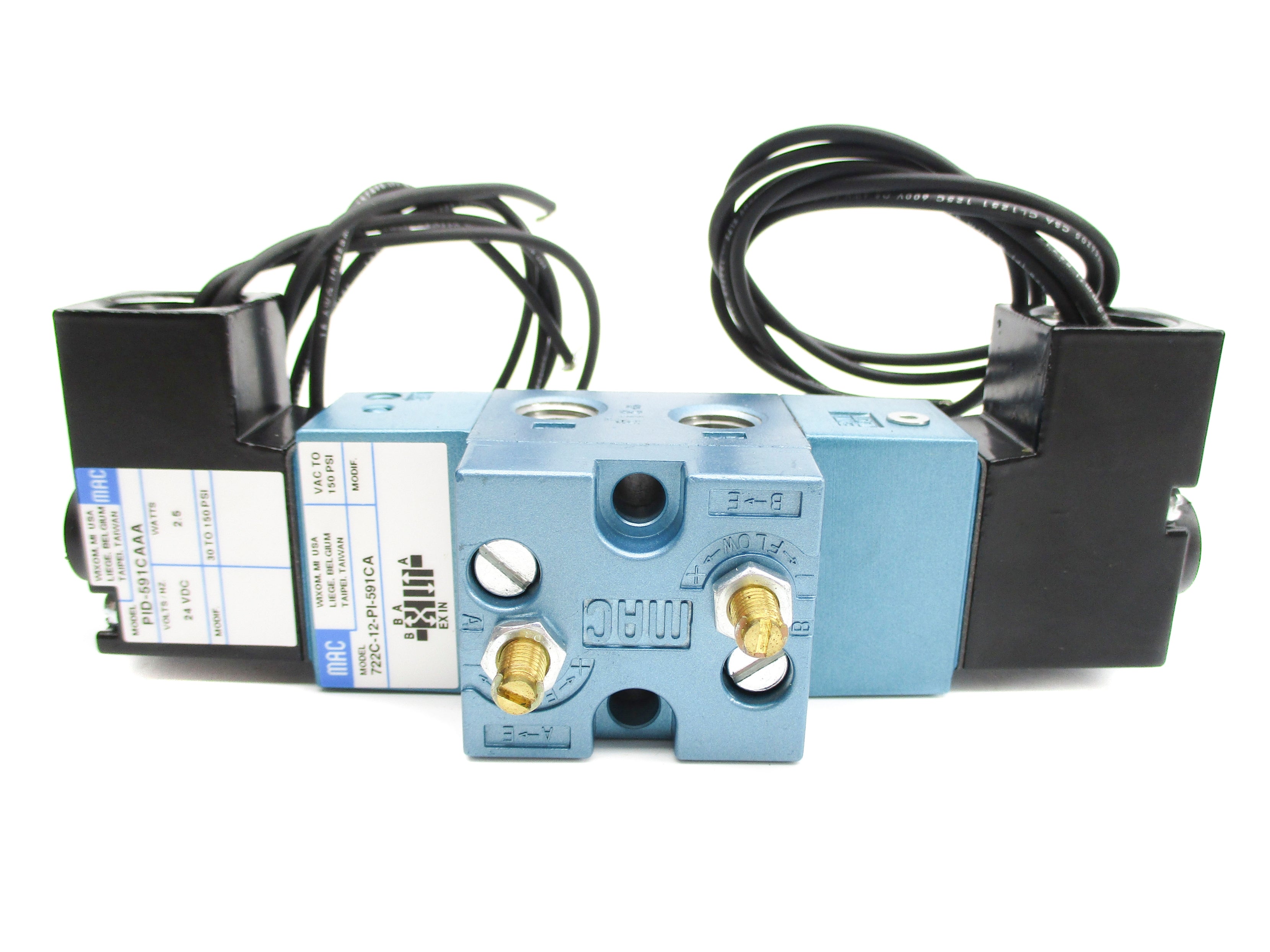 MAC 722C-12-PI-591CA 150PSI 24VDC NSNP