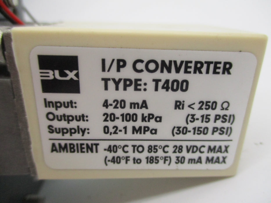 BLX EA1 3-15PSI -40-85C/-40-185F (AS PICTURED) NSNP