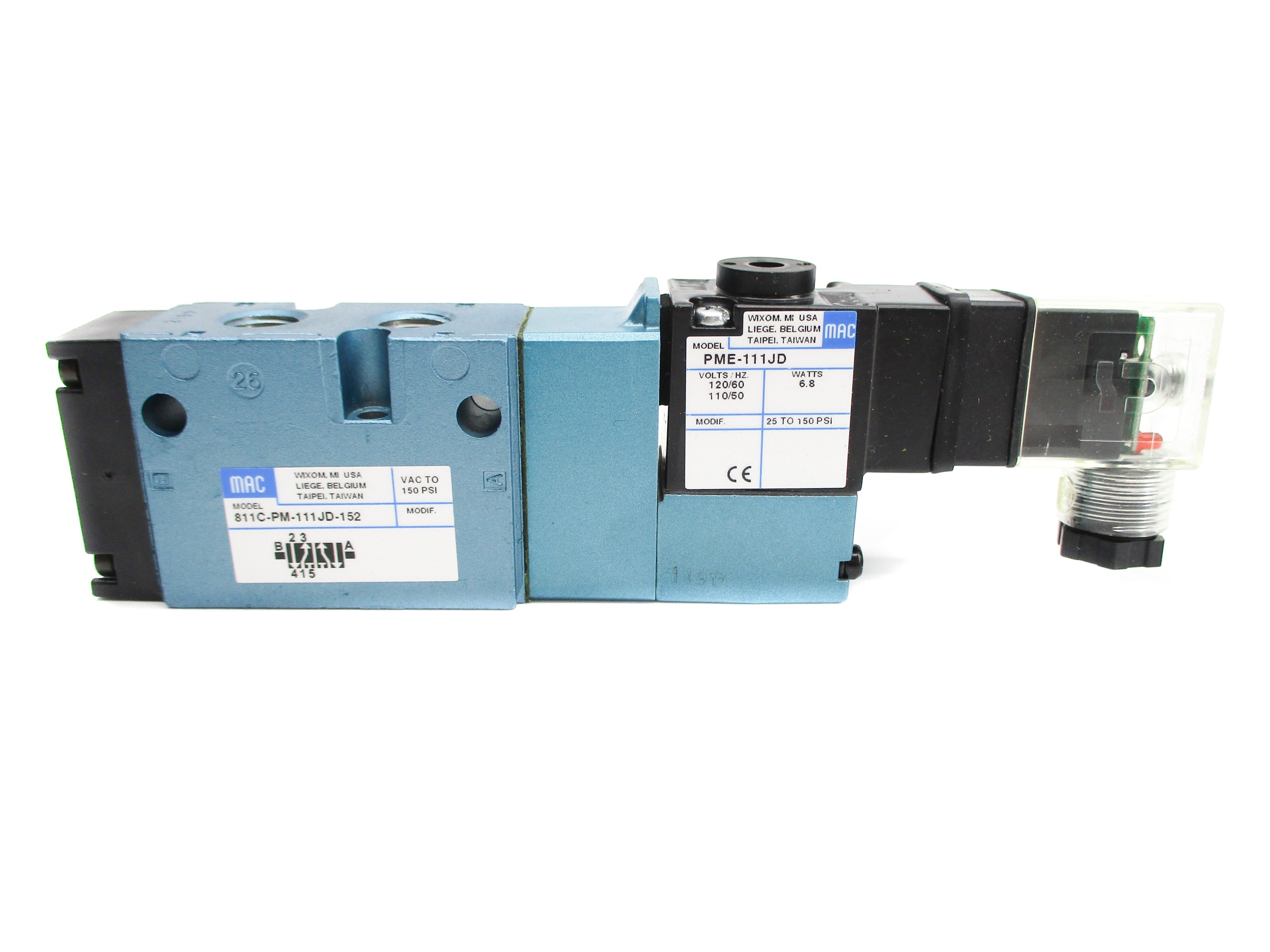 MAC 811C-PM-111JD-152 150PSI 110/120V NSNP