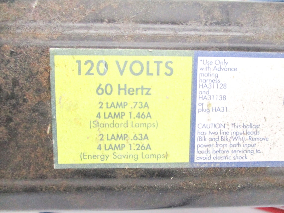 ADVANCE TRANSFORMER R-4S40-A-TP-AC UNMP