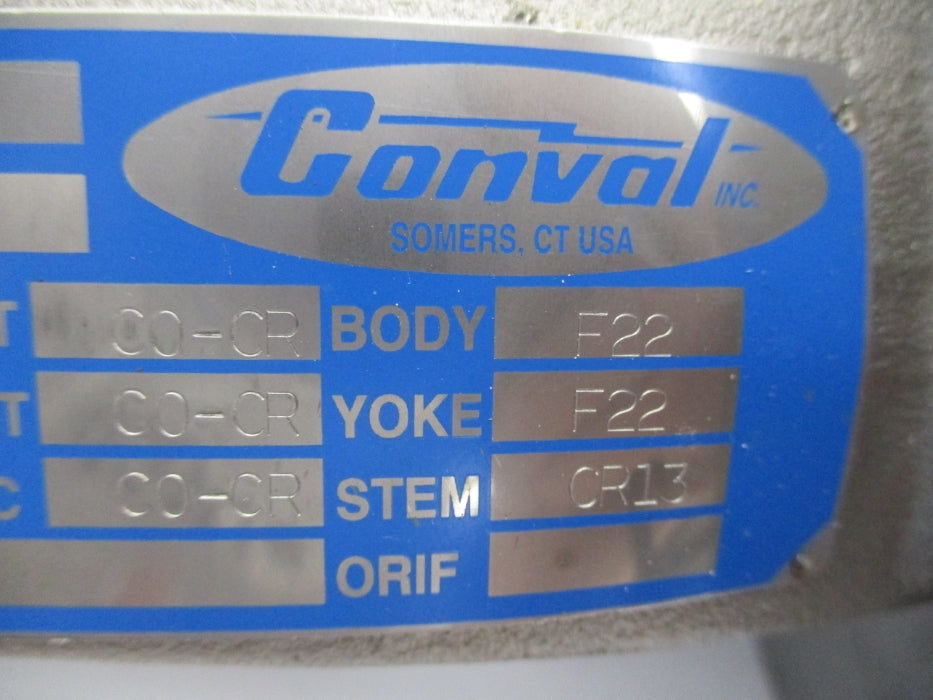 CONVAL 12A2PJ-F228J-6607 5388PSI 1100F UNMP