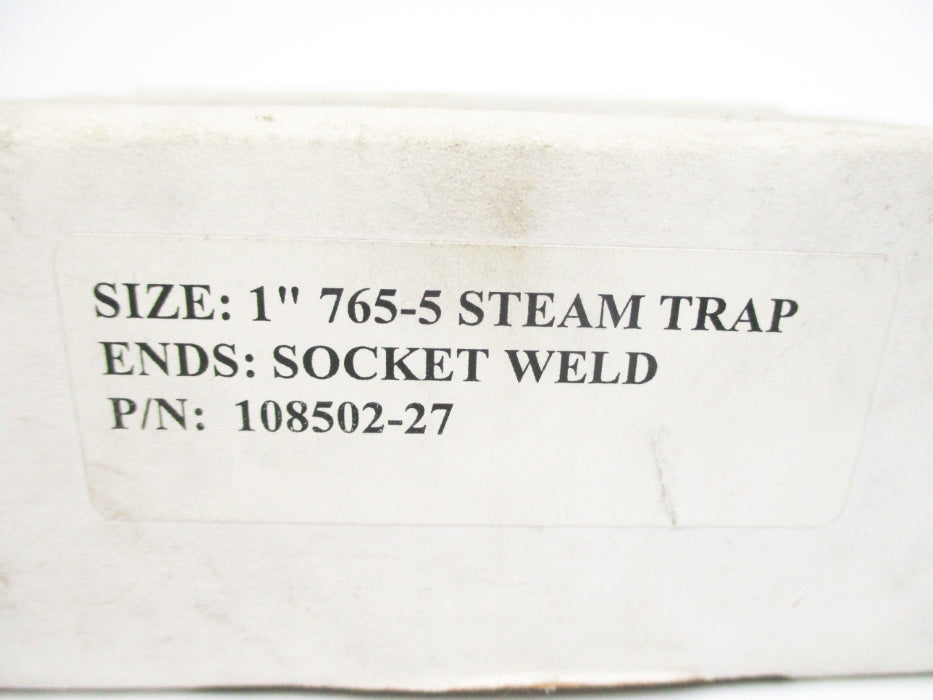 YARWAY 108502-27 765-5 300PSI NSMP