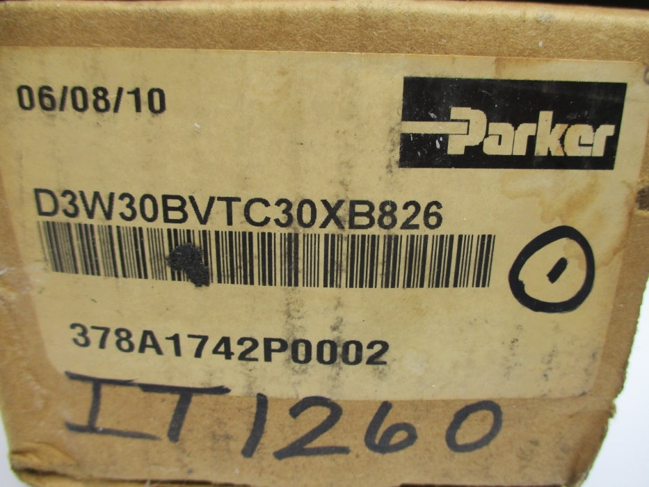 PARKER D3W30BVTC30XB826 378A1742P0002 1500/3000PSI 240V NSMP