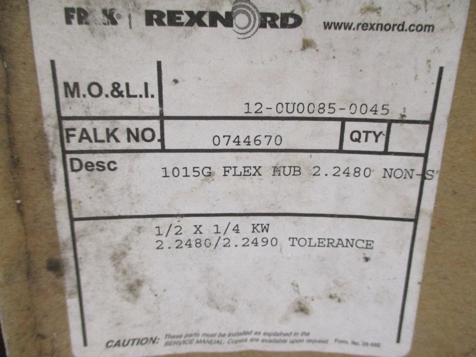 FALK 0744670 1015G NSMP