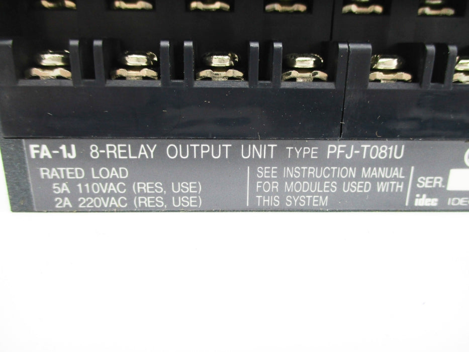 IDEC FA-1J PFJ-T081U NSNP