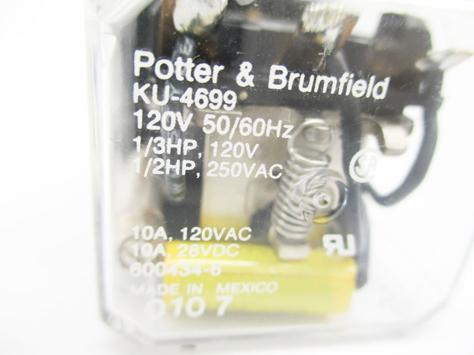 POTTER&BRUMFIELD KU-4699 120VAC 10A NSNP