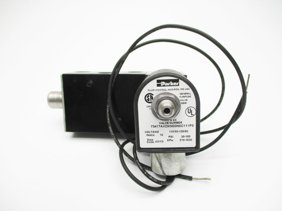 PARKER 73417AKDKN00N0C111P3 30-150PSI 110/120V NSMP