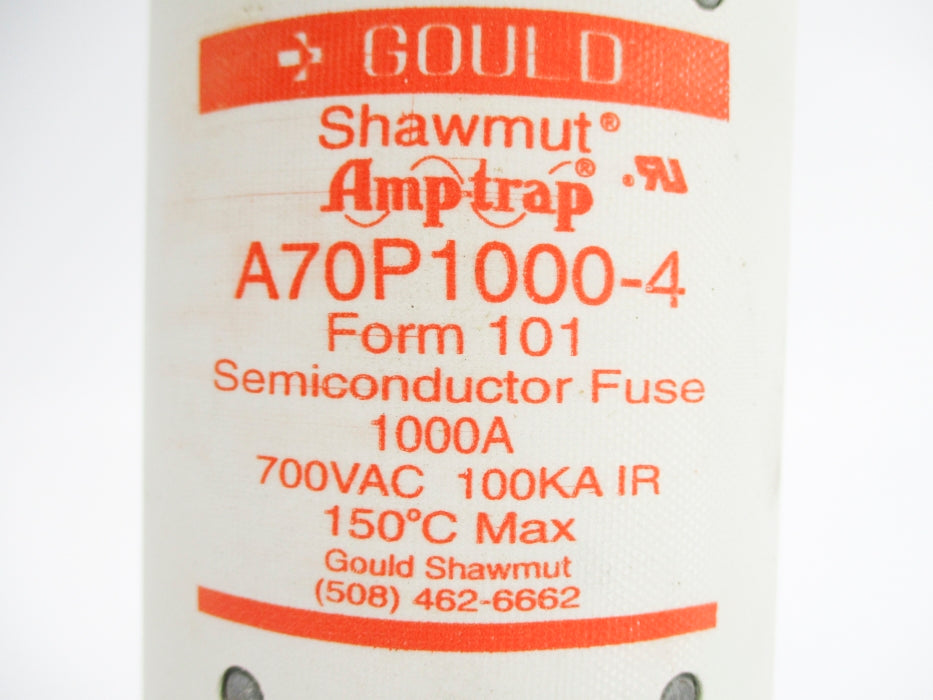 GOULD SHAWMUT A70P1000-4 1000A 700VAC NSNP