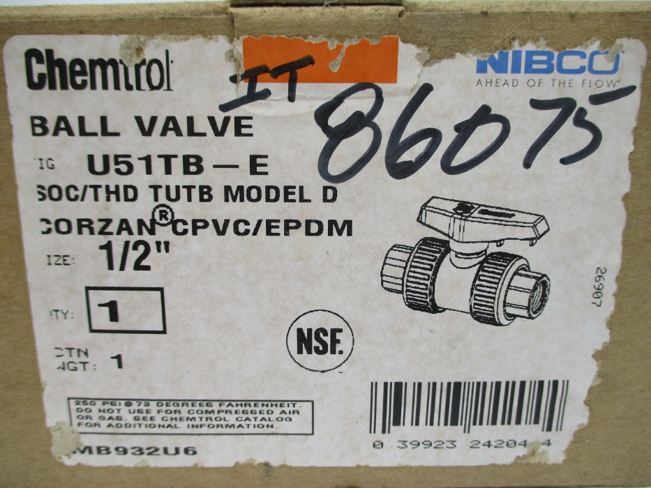 NIBCO U51TB-E-1/2 NSMP