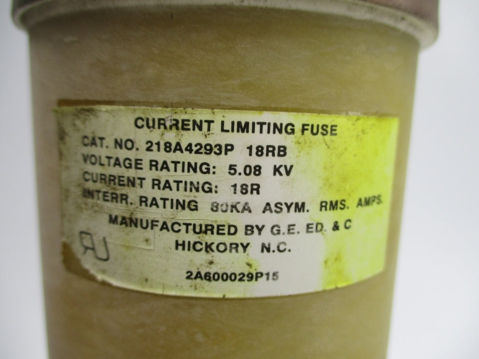 GENERAL ELECTRIC 218A4293P18RB 5.08KV 80KA UNMP