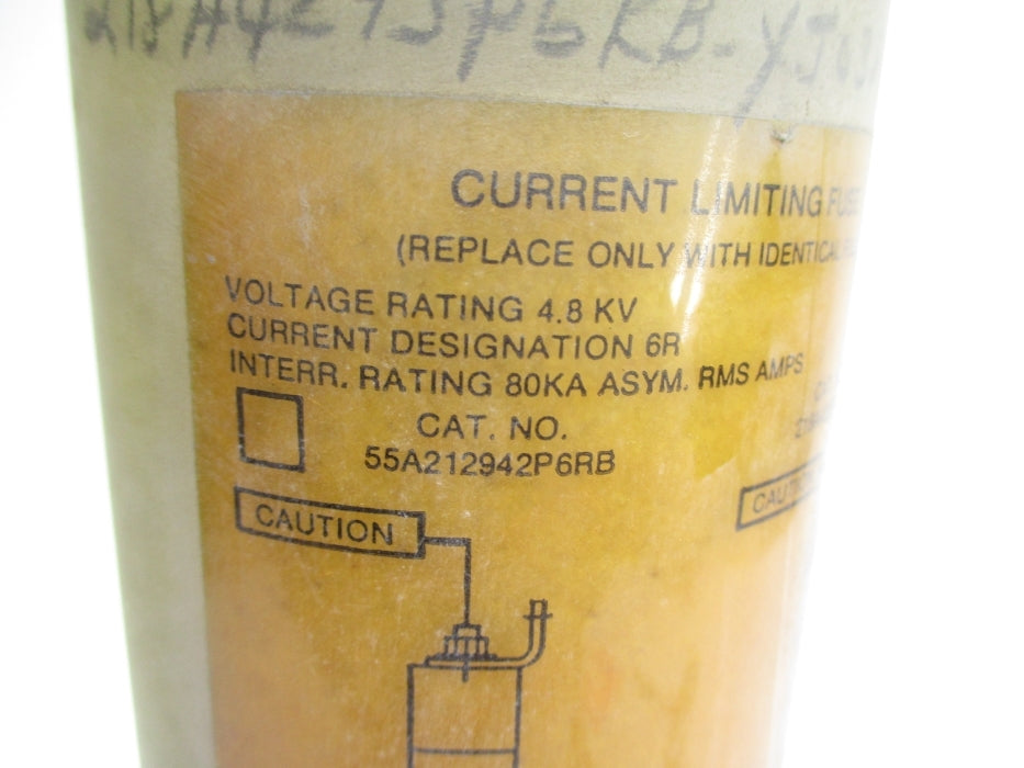 GENERAL ELECTRIC 218A4293P6RB 55A212942P6RB 4.8KV 80KA UNMP