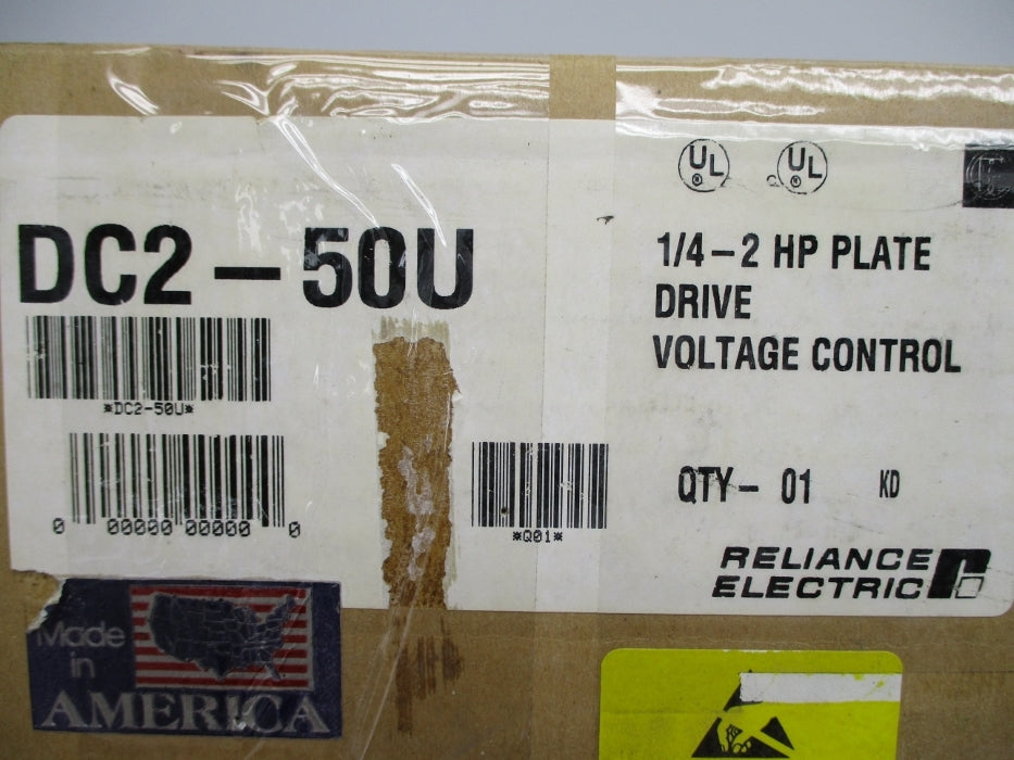 RELIANCE ELECTRIC DC2-50U NSMP