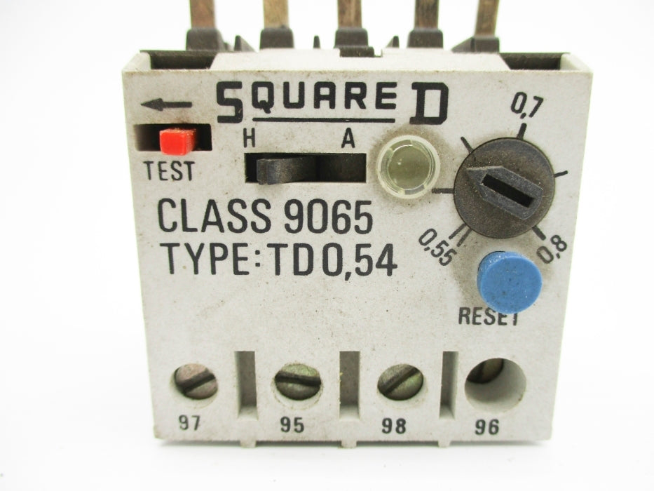 SQUARE D 9065TD054 0.7-0.55A UNMP