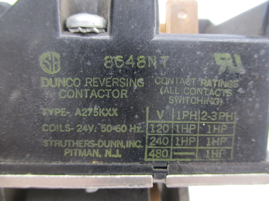 STRUTHERS-DUNN A275KXX 24V UNMP