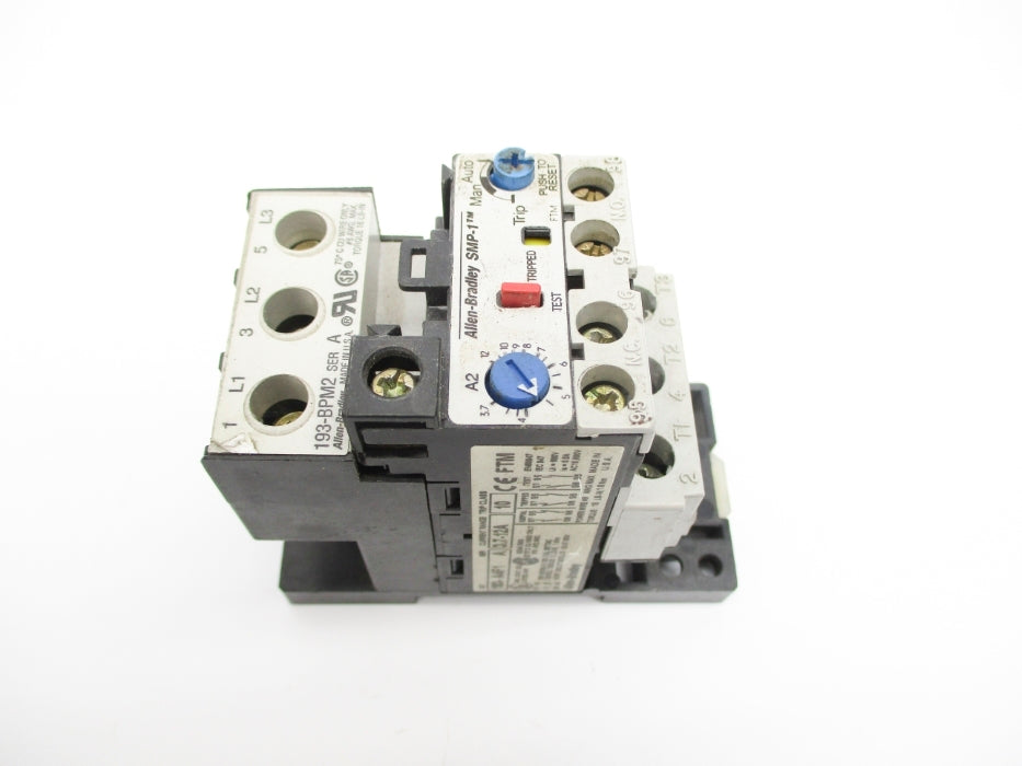 ALLEN BRADLEY 193-A4F1 SER. A 3.7-12A (AS PICTURED) NSNP