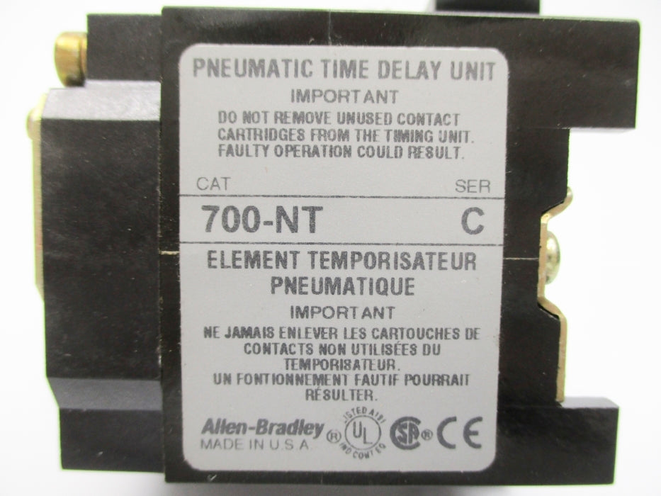 ALLEN BRADLEY 700-NT SER. C .1-60S (AS PICTURED) NSNP