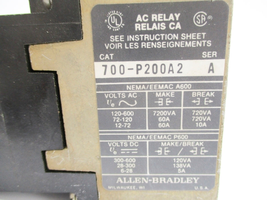 INDUSTRIAL SPARE PART 700-P200A2 SER. A 230/240V UNMP