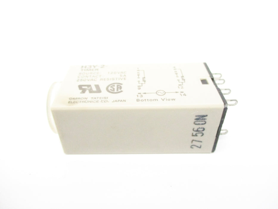 OMRON H3Y-2 .0-1.0S 5A 120VAC UNMP
