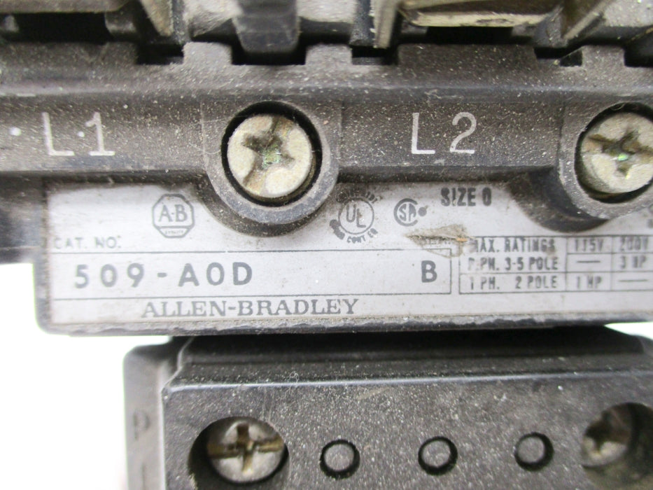 INDUSTRIAL SPARE PART 509-AOD SER. B (AS PICTURED) UNMP