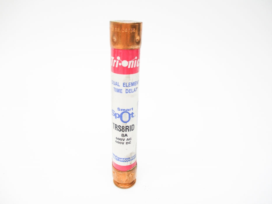 FERRAZ SHAWMUT TRS8RID 8A 600VAC/DC UNMP