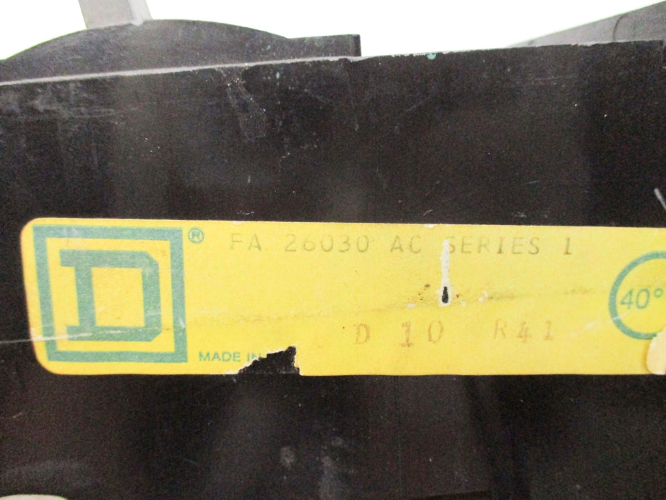 SQUARE D FA26030AC SER. 1 30A 600VAC UNMP