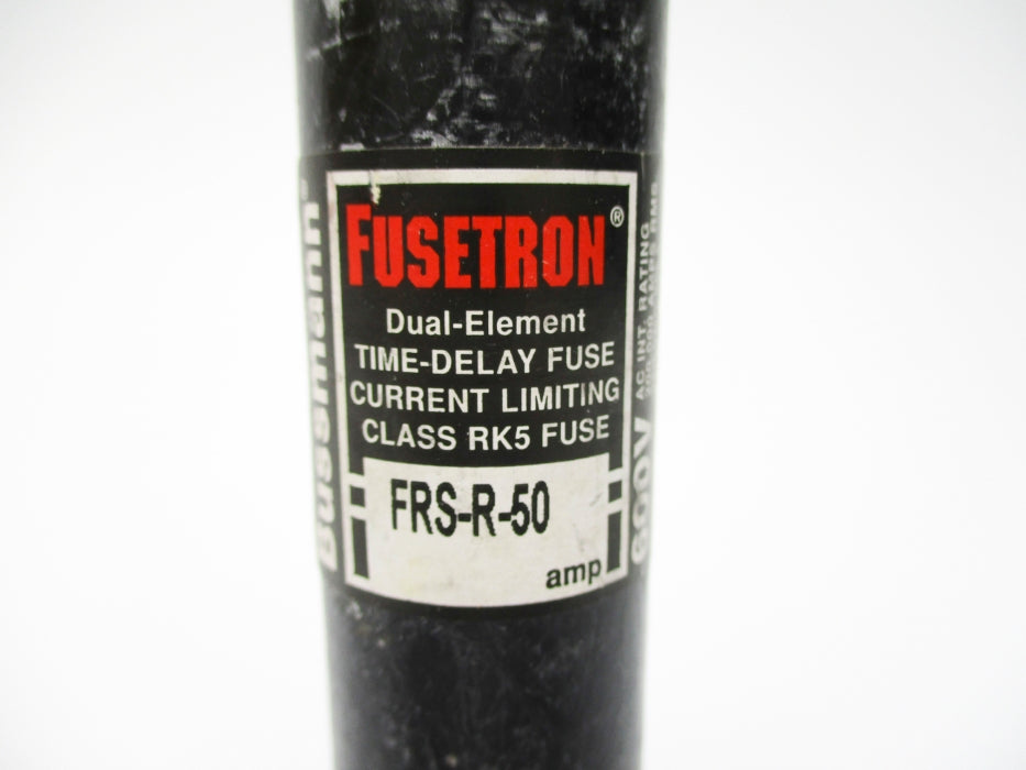 FUSETRON FRS-R-50 600VAC/250VDC 50A UNMP