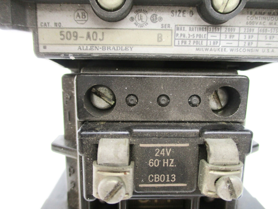 INDUSTRIAL SPARE PART 509-AOJ SER. B (AS PICTURED) UNMP