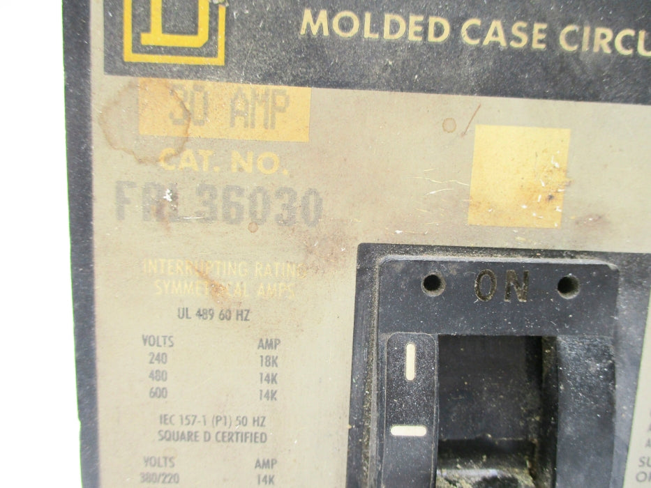 SQUARE D FAL36030 600VAC 30A UNMP