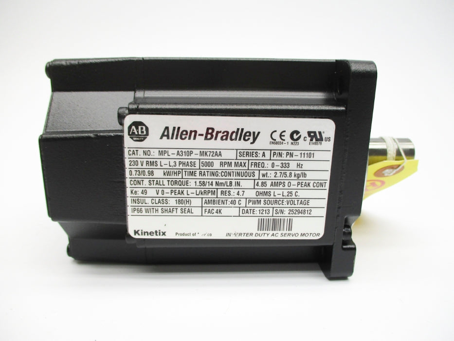 INDUSTRIAL SPARE PART MPL-A310P-MK72AA SER. A (BR/WH) NSMP