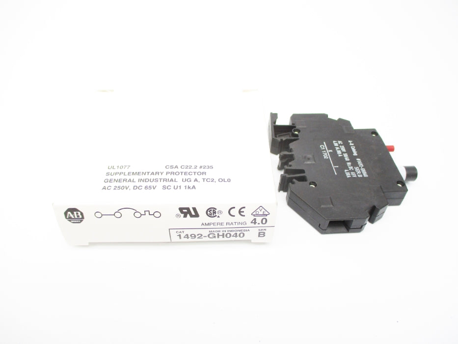ALLEN BRADLEY 1492-GH040 SER. B 250VAC 4.0A NSMP
