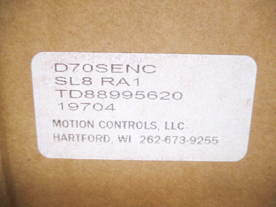 MOTION CONTROLS D70SENCSL8RA1 NSMP