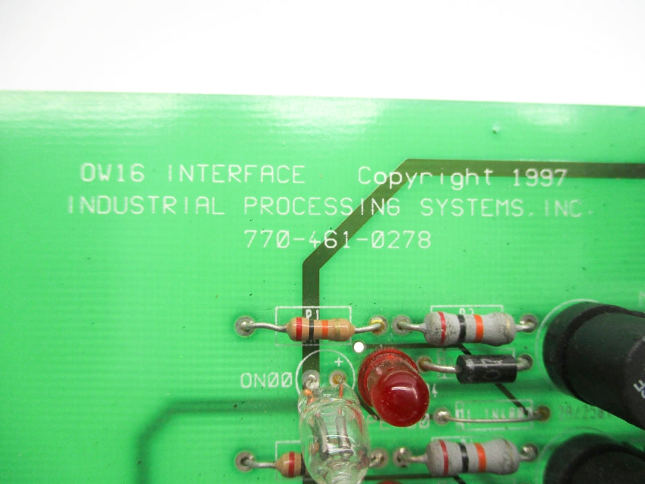 INDUSTRIAL PROCESSING SYSTEMS 0W16 NSNP