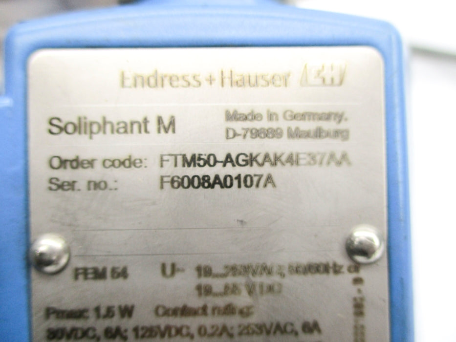 ENDRESS+HAUSER FTM50-AGKAK4E37AA NSNP
