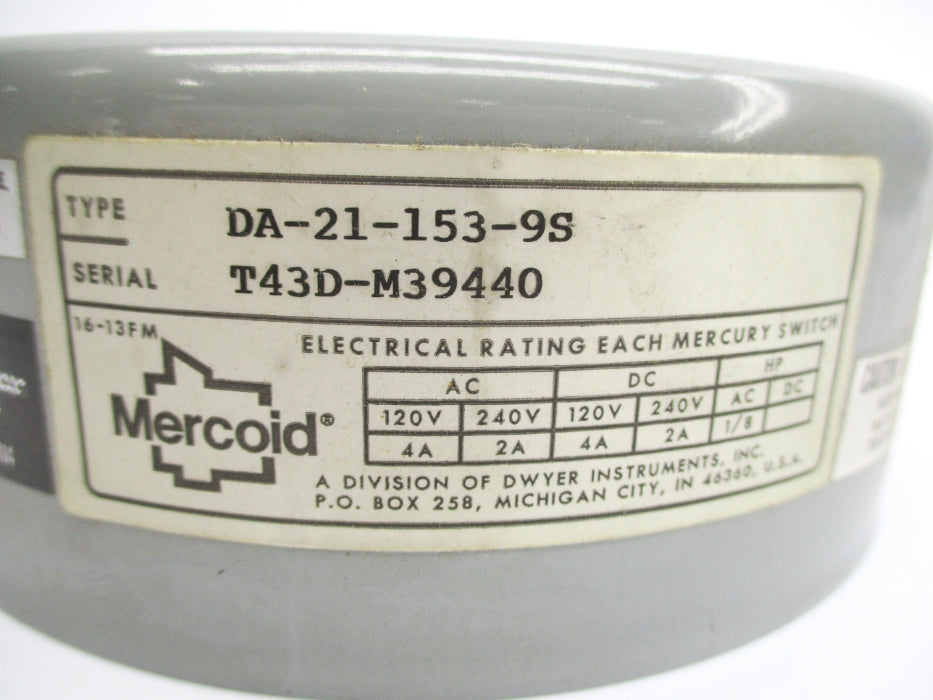 MERCOID DA-21-153-9S (AS PICTURED) NSNP