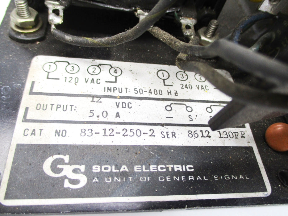 SOLA 83-12-250-2 UNMP