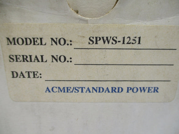 ACME SPWS-1251 NSMP