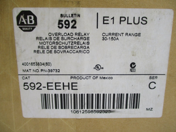 ALLEN BRADLEY 592-EEHE SER. C 30-150A (BR/WH) NSMP