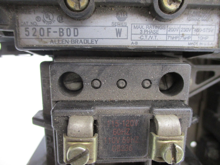INDUSTRIAL SPARE PART 520F-BOD SER. W UNMP