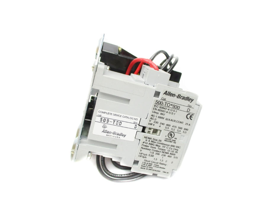 ALLEN BRADLEY 509-TOD SER. D (BR/WH) NSMP