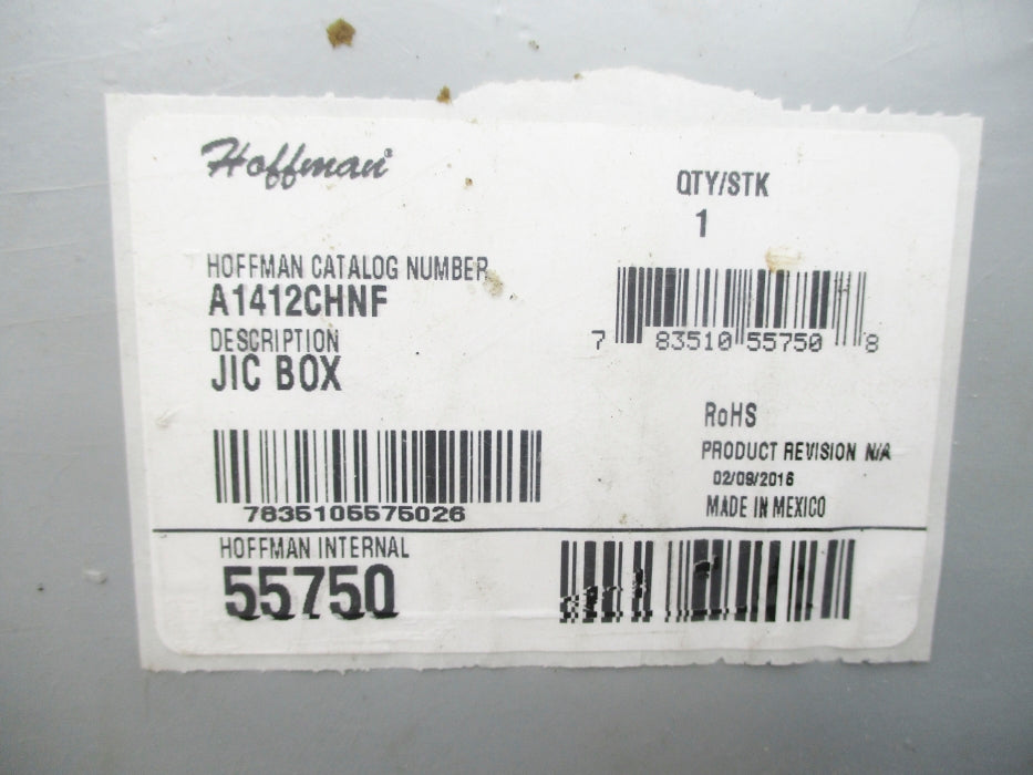 HOFFMAN A1412CHNF NSNP